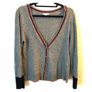 Gray striped Melrose & Market cardigan